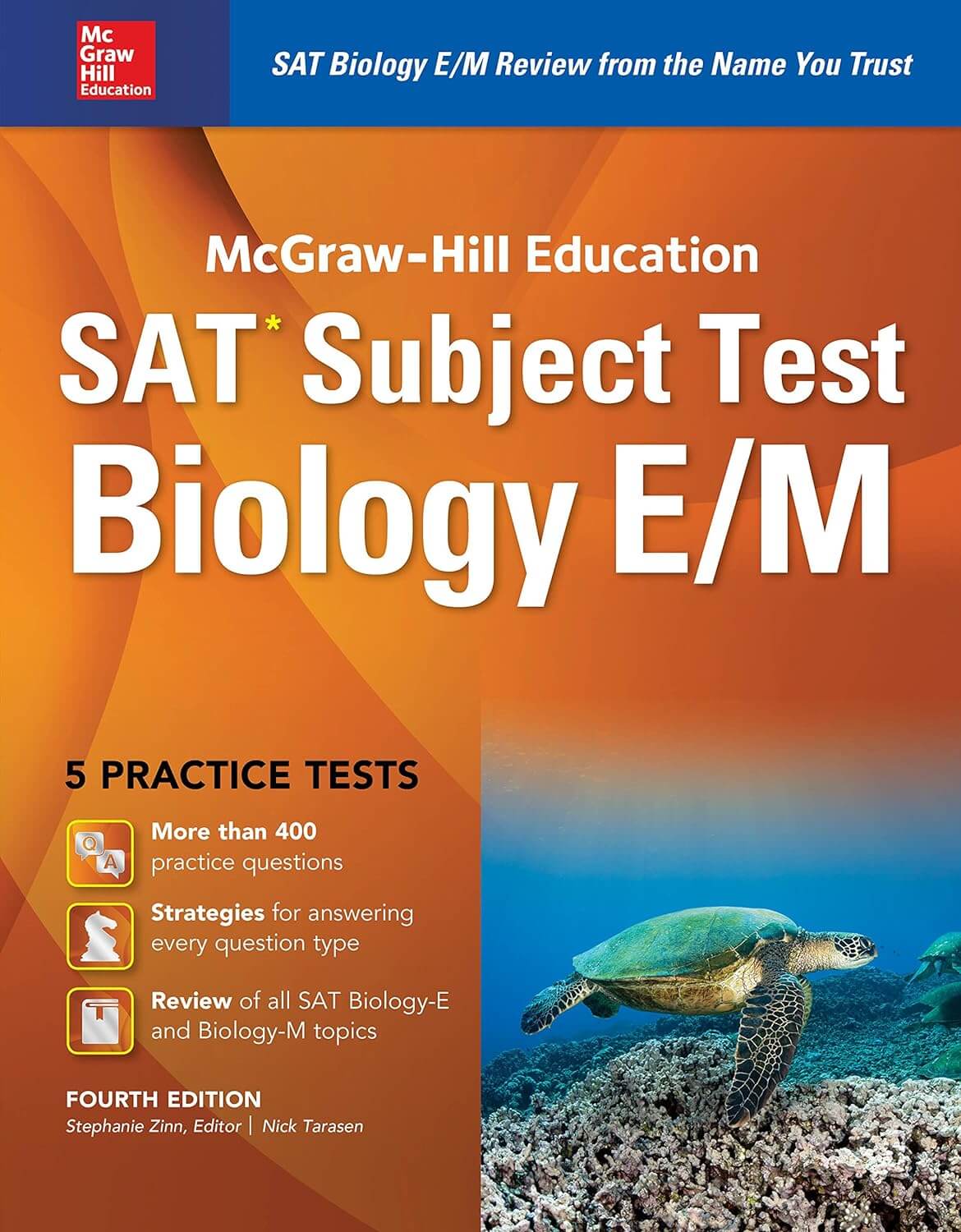 McGraw-Hill Education SAT Subject Test Biology e/M 4th Ed