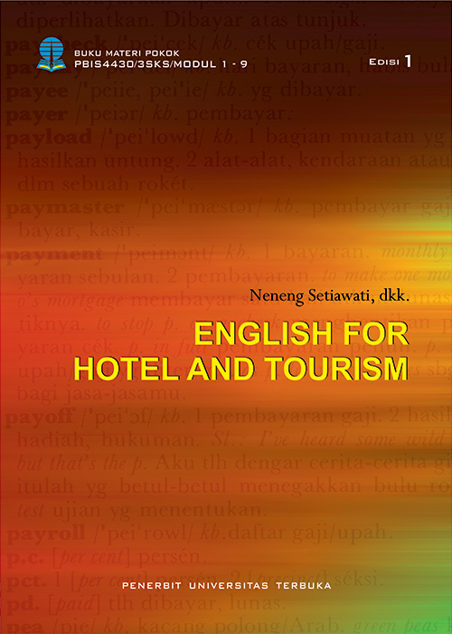 hotel and tourism english pdf