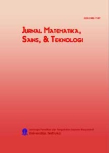Cover Jurnal Matematika, Sains, & Teknologi (JMST)