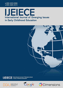 Cover IJEIECE: International Journal of Emerging Issues in Early Childhood Education