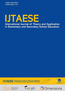 Cover IJTAESE: International Journal of Theory and Application in Elementary and Secondary School Education