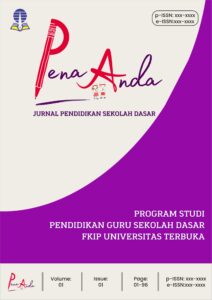 Cover Pena Anda: Jurnal Pendidikan Sekolah Dasar