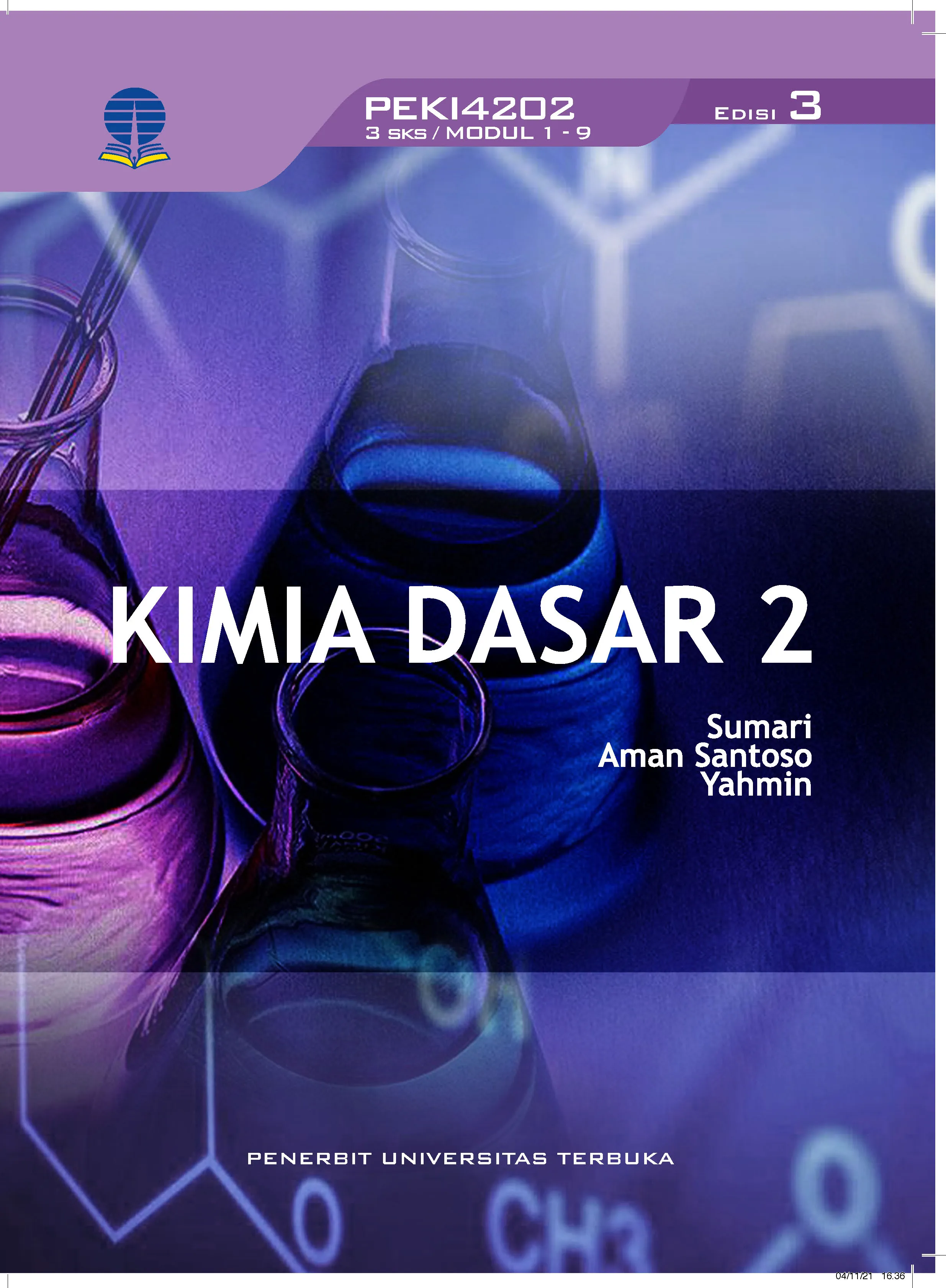 PEKI4202 – Kimia Dasar 2 (Edisi 3)