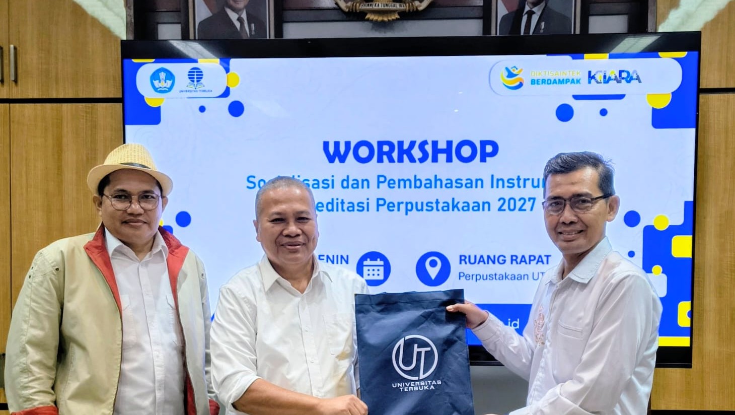 Tingkatkan Kualitas Layanan, Perpustakaan UT Gelar Workshop Sosialisasi dan Pembahasan Instrumen Akreditasi Perpustakaan 2027